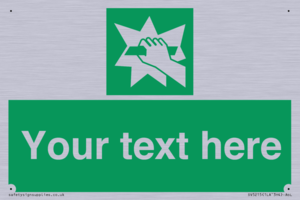 Custom Break Glass Sign